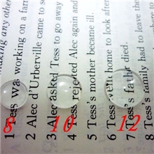 10mm时光宝石贴片玻璃贴片耳钉配件diy饰品配件