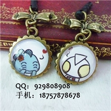 仅限5天全网最低16MM时光宝石防尘塞DIY复古格子铺货源批发