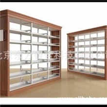 【厂家直销】【质优价廉】现代式木护板书架图书馆书架钢制书架