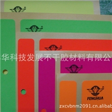 【优质供应商】彩色不干胶纸A4/A3，荧光纸不干胶