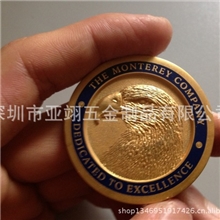 生产定做压铸纪念币镀金纪念币镀银纪念币高端包装纪念币