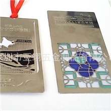 厂家生产供应五金烤漆书签展会赠品书签磁性书签