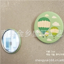 韩国小镜子批发/马口铁小圆镜/小镜子/化妆镜/随身镜4款厂家直销
