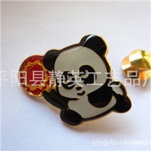 厂家供应各种创意金属烤漆滴胶徽章胸章胸牌校徽旗徽