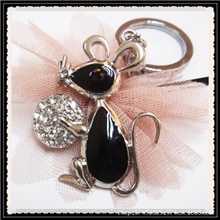 金属工艺品厂家东莞金属礼品喷漆老鼠金属钥匙扣钥匙扣钥匙链