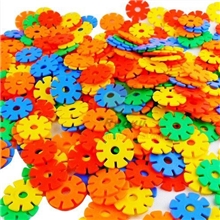 90片雪花片拼装插积木早教宝宝婴儿童益智玩具0-3岁