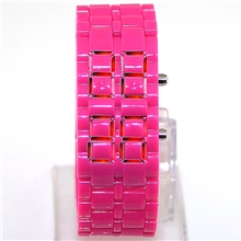手表生产厂家批发定做时尚高档靓丽个性LED女士手镯手表