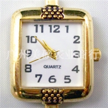 生产定制经典方形合金手表手表钟胆钟表首饰手链配件