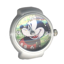 外贸精品米老鼠石英迷你戒指表指环表采购批发各种手表