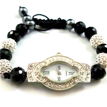 手表供应商编织DIY手链表复古表头时尚香巴拉手链手表石英表