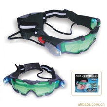 供应批发带夜灯护目镜,礼品望远镜,塑料护目镜,LED防护镜，太阳镜