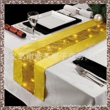 2013新款带LED灯桌旗圣诞装饰