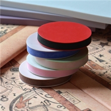 【双层夹心圆形】01彩色雕刻专用橡皮砖DIY印章橡皮直径5CM