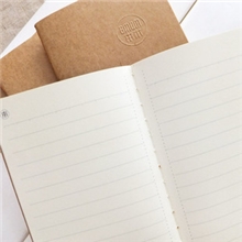 本木竖长款迷你自然软抄横线内页便携笔记本075日常记事本子
