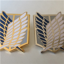 进击的巨人徽章喜爱者福音你付快递费我送徽章