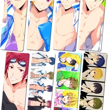动漫free男子游泳部七濑遥/PVC半透明书签8枚可批发现货厂家直销