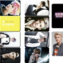 动漫&ldquo;EXO-K吴世勋&rdquo;水晶卡贴/造型收藏卡贴/动漫周边/卡贴纸