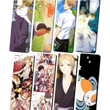 动漫夏目友人帐/PVC半透明书签8枚厂家直销【淘宝店月销100套】