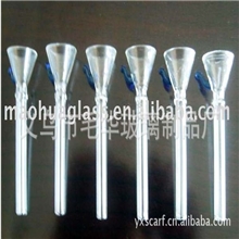 BX54glassdownstem玻璃烟斗配件,彩色水烟斗,烟丝壶,烟草烟具,