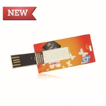 最新款名片U盘圆形卡片优盘小巧圆卡片商务礼品u盘定制logo