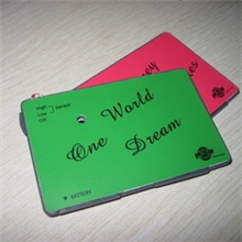 新款光控防盗卡(防盗报警卡，钱包防盗卡，钱包卫士)视频演示