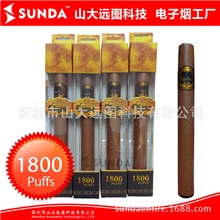 软嘴雪茄电子烟，软嘴Cigar，单支礼盒装，1800Puffs，工厂直销