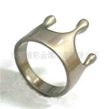 金属皇冠戒指,可印logo(DACA1379）