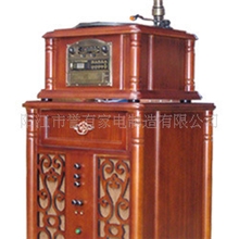 复古留声机批发生产厂家木质工艺品礼品摆件黑胶唱机欧美外贸