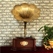 留声机生产厂家创意礼品代理批发zakka杂货工艺摆件木质工