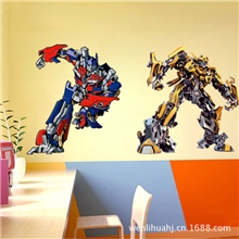 玖玖镂空墙贴出口澳洲防水儿童房超级英雄贴90494变形金刚小号