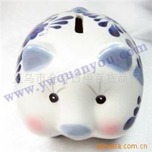 1元店陶瓷猪存钱罐