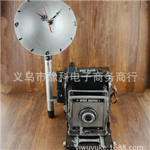 复古照相机模型，铁皮照相机，摄影拍照道具创意礼品老式照相机