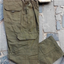 新款户外休闲裤军绿野营裤