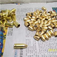 高级抛光92式9mm子弹壳工艺品全新实心头影视道具军事礼品