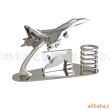 供应SU-27战斗飞机文具台摆件
