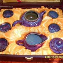 批发供应窑变钧瓷工艺品礼品收藏品--经典茶具