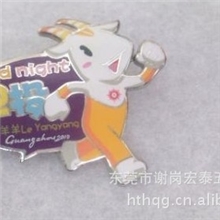 供应纯铜电镀滴胶高质量徽章胸章