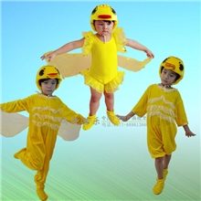 小鸭子舞蹈服动物扮演跳舞服装儿童演出舞蹈服小鸭跳舞舞服