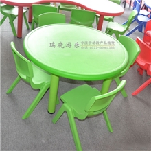 加厚型幼儿园塑料儿童圆型桌子幼儿桌椅学习桌玩具桌椅厂家直销