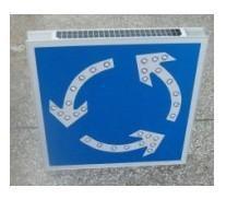 公路标志牌,太阳能指示牌