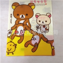 上海厂家定做PP文件夹L型文件夹塑料透明文件夹，UV印刷文件夹