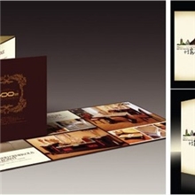 制作宣传包心折页宣传对折二折三页印刷