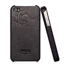 HOCO浩酷iPhone4&4S伯爵时尚版真皮背壳苹果4保护皮套苹果5手机壳