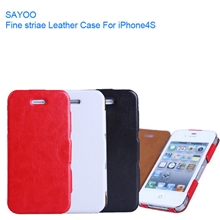 SAYOOiphone4s超薄皮套苹果4代皮套双雅超薄皮套批发