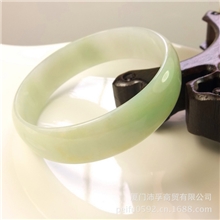 11.18大促天然缅甸翡翠玉石器A冰种通透翡翠玉手镯小口径手臂环5