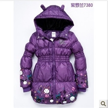2013巴拉巴拉女童羽绒服中长款冬季保暖外特价