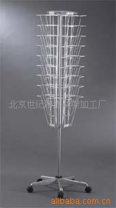 供应资料架书报架旋转资料架3面7层旋转资料架|世纪腾发货架