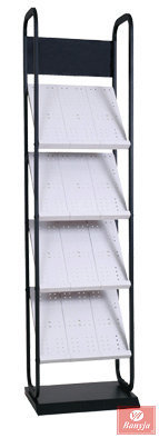 BANYJA(百利佳)牌新款书刊架C9104E/B/H（灰/红/黑）