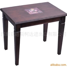 供应木制工艺品，长方餐桌