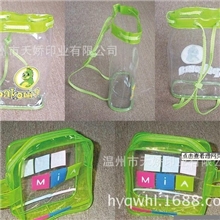 厂家热销新款优质透明pvc袋手提多口袋pvc袋系列
